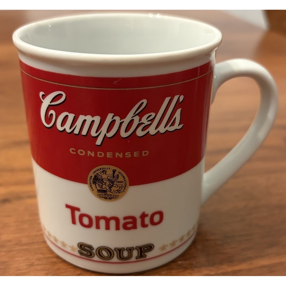 Campbell's Tomato Soup 125th Anniversary Porcelain Coffee Tea Cup Mug